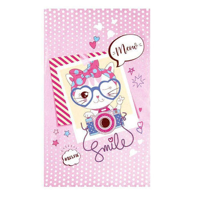 Toalha De Banho Infantil Felpuda Meow Dohler