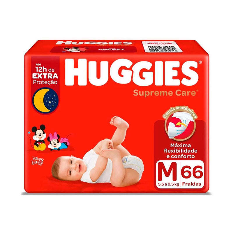 Fralda Huggies Supreme Care M Com 66 Fraldas