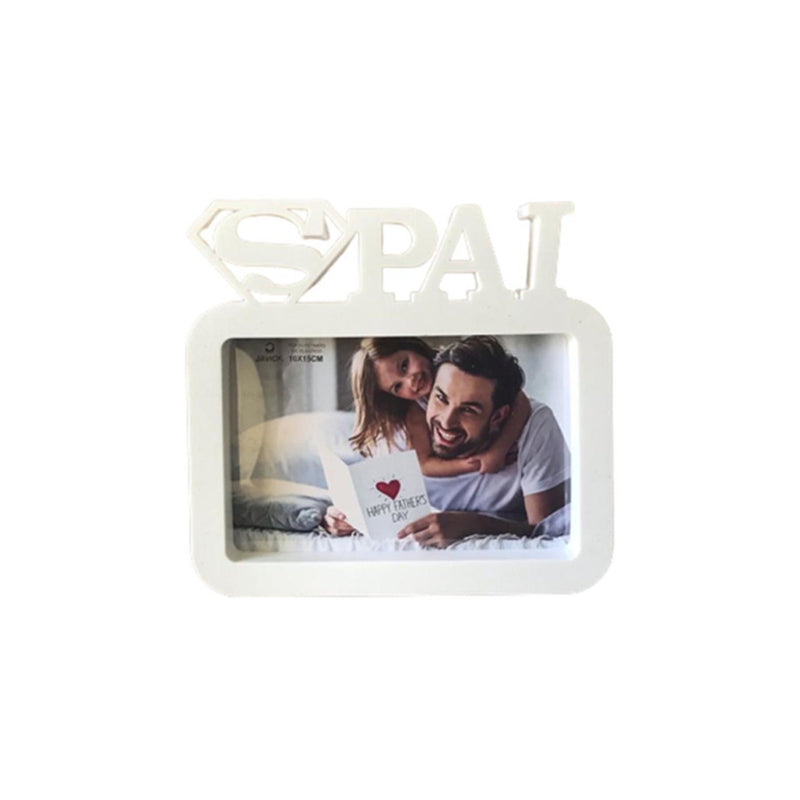 Porta-Retrato Super Pai - Foto 10 x 15 cm - Plástico