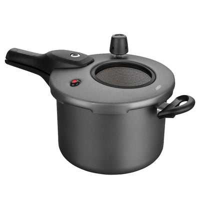 Panela De Pressão Antiaderente Com Fechamento Externo 4,5L Grafite - MTA
